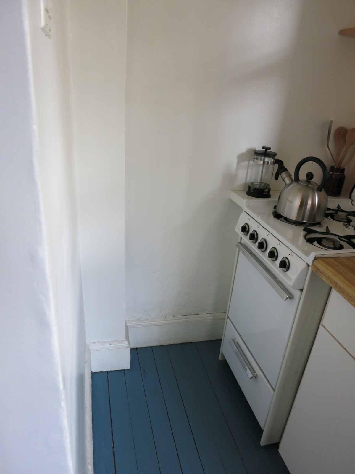 Kitchen in a Clinton Hill house, that will be converted into an art room.
